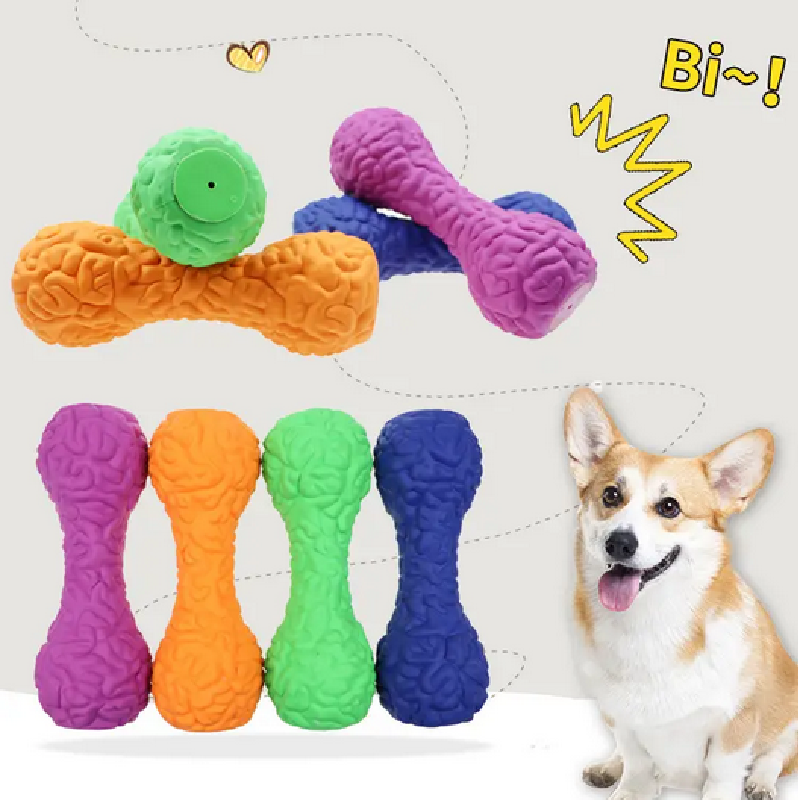 Dumbbell non-toxic toy for  pets