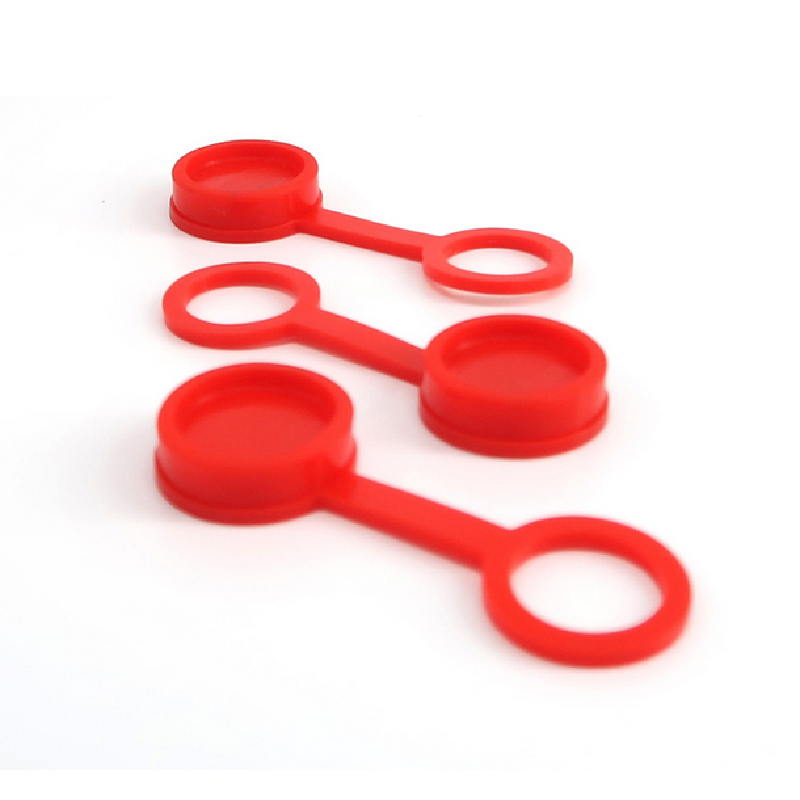 Silicone 80 key plug cover red 199C